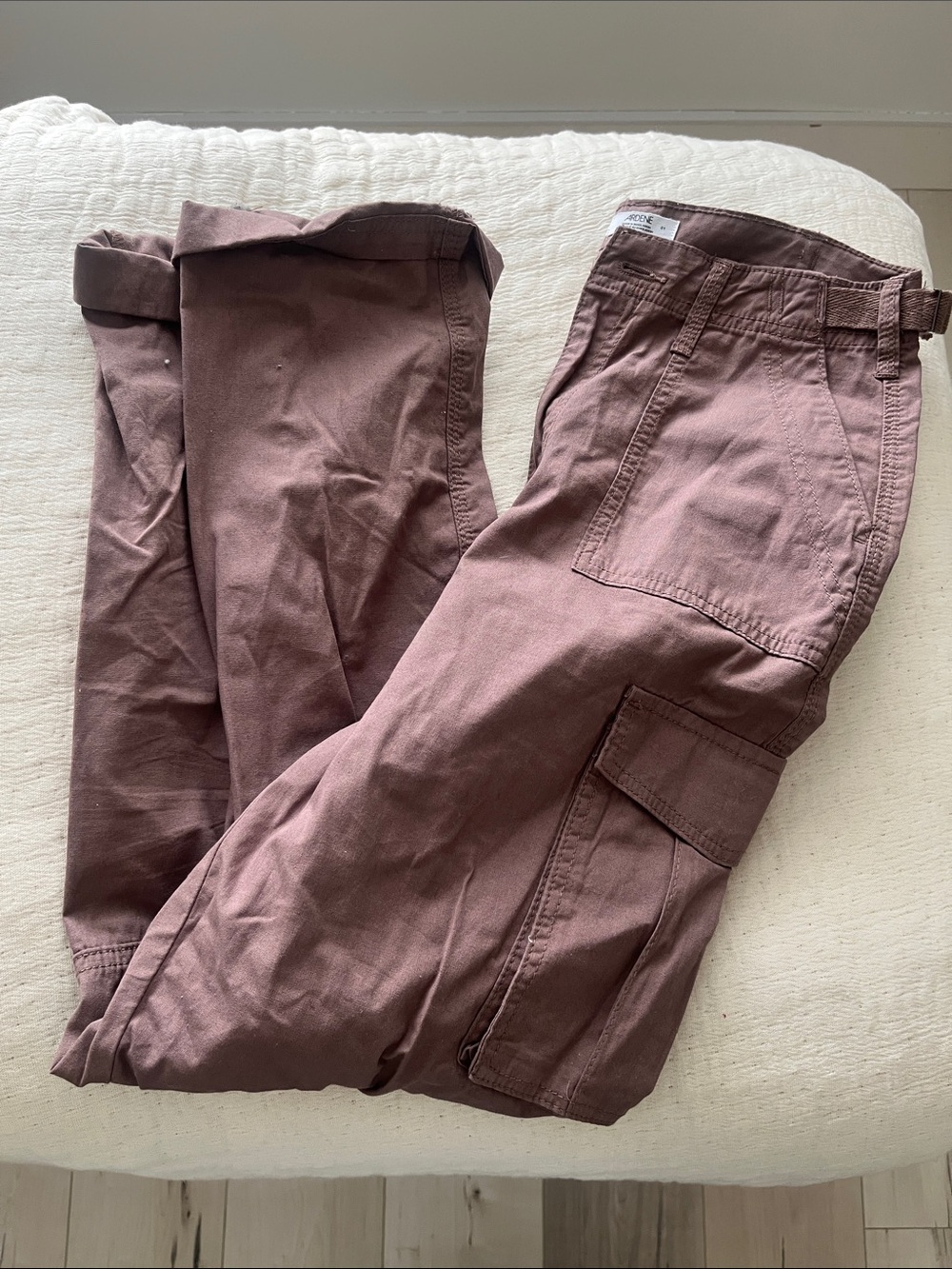 Ardene Cargo Pants in Mauve